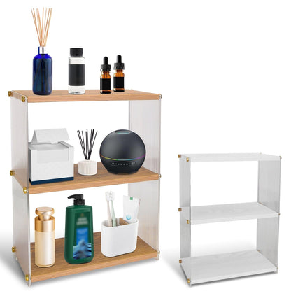 Skorter | 3-layer: Acrylic countertop organizer Bathroom Three storage space