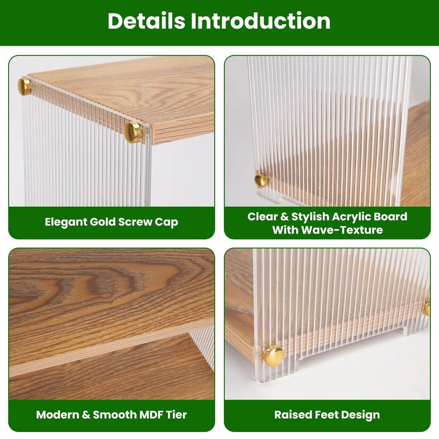 Skorter | 3-layer: Acrylic countertop organizer Bathroom Three storage space