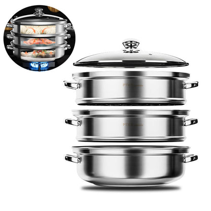Skorter | 3-Tier Food Steamer - NutriSteam