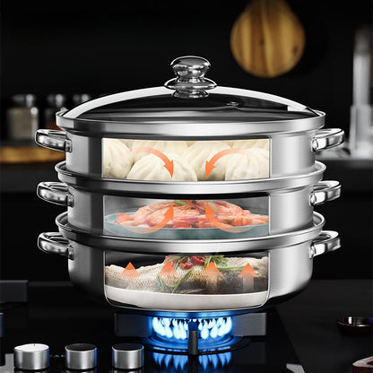 Skorter | 3-Tier Food Steamer - NutriSteam