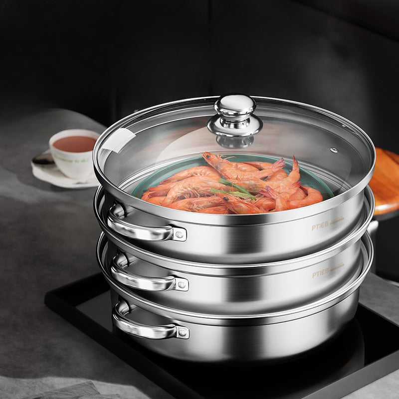 Skorter | 3-Tier Food Steamer - NutriSteam