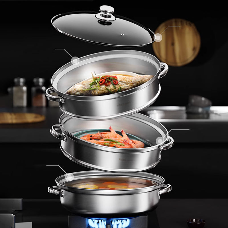 Skorter | 3-Tier Food Steamer - NutriSteam