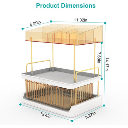 Skorter | 3-layer Makeup Organizer