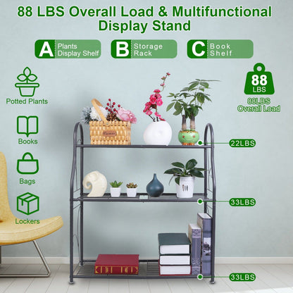 Skorter | 3-layer plant shelf display stand