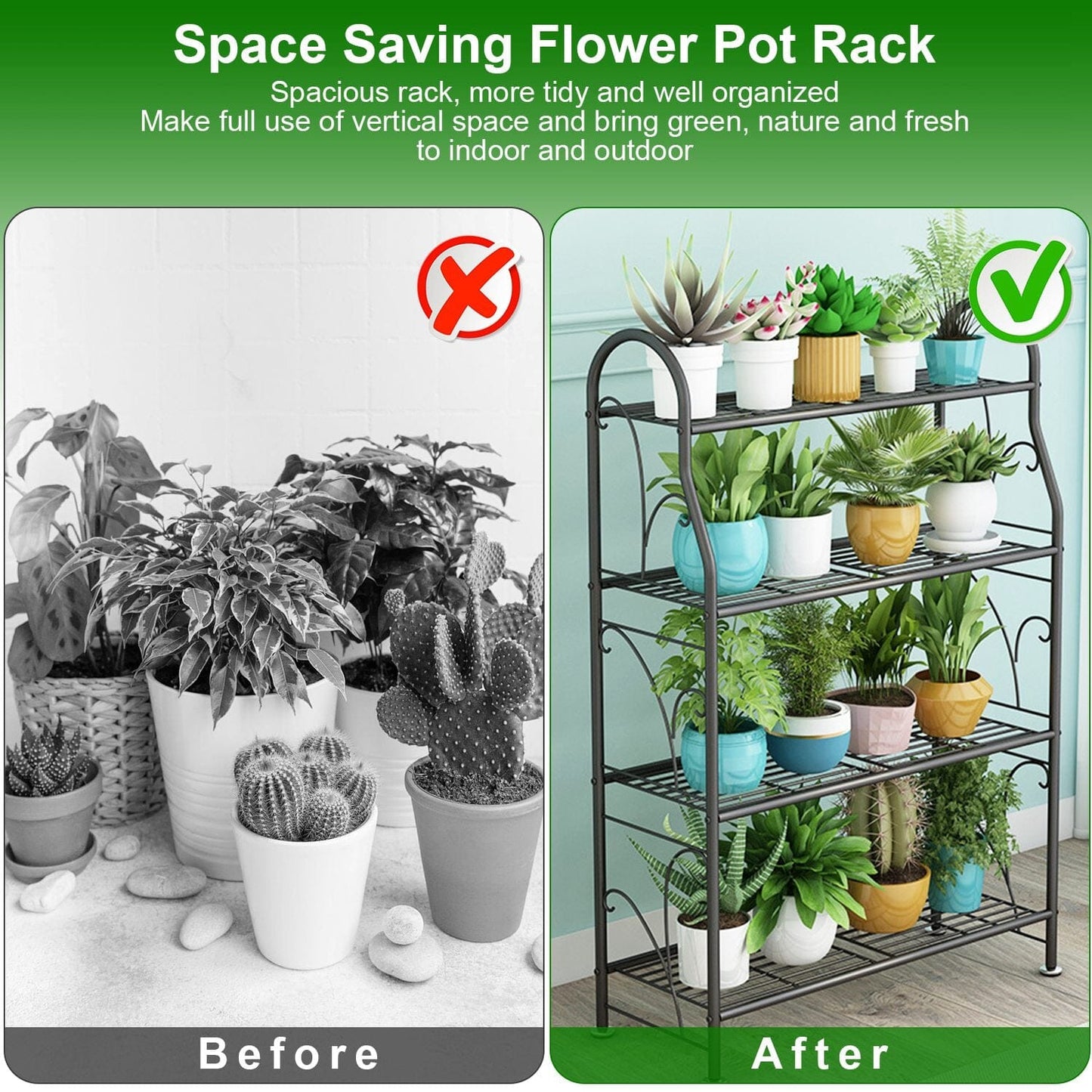 Skorter | 3-layer plant shelf display stand