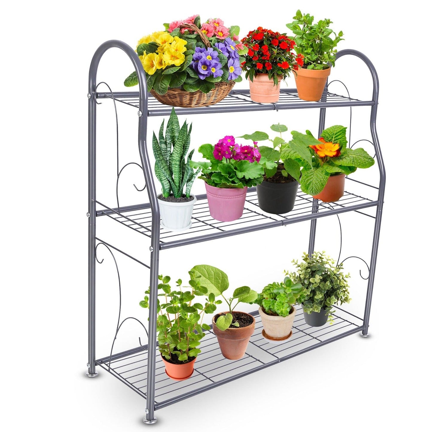 Skorter | 3-layer plant shelf display stand