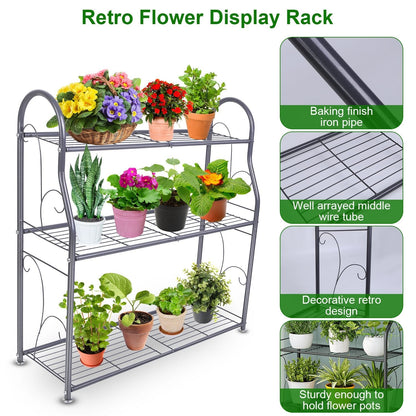 Skorter | 3-layer plant shelf display stand