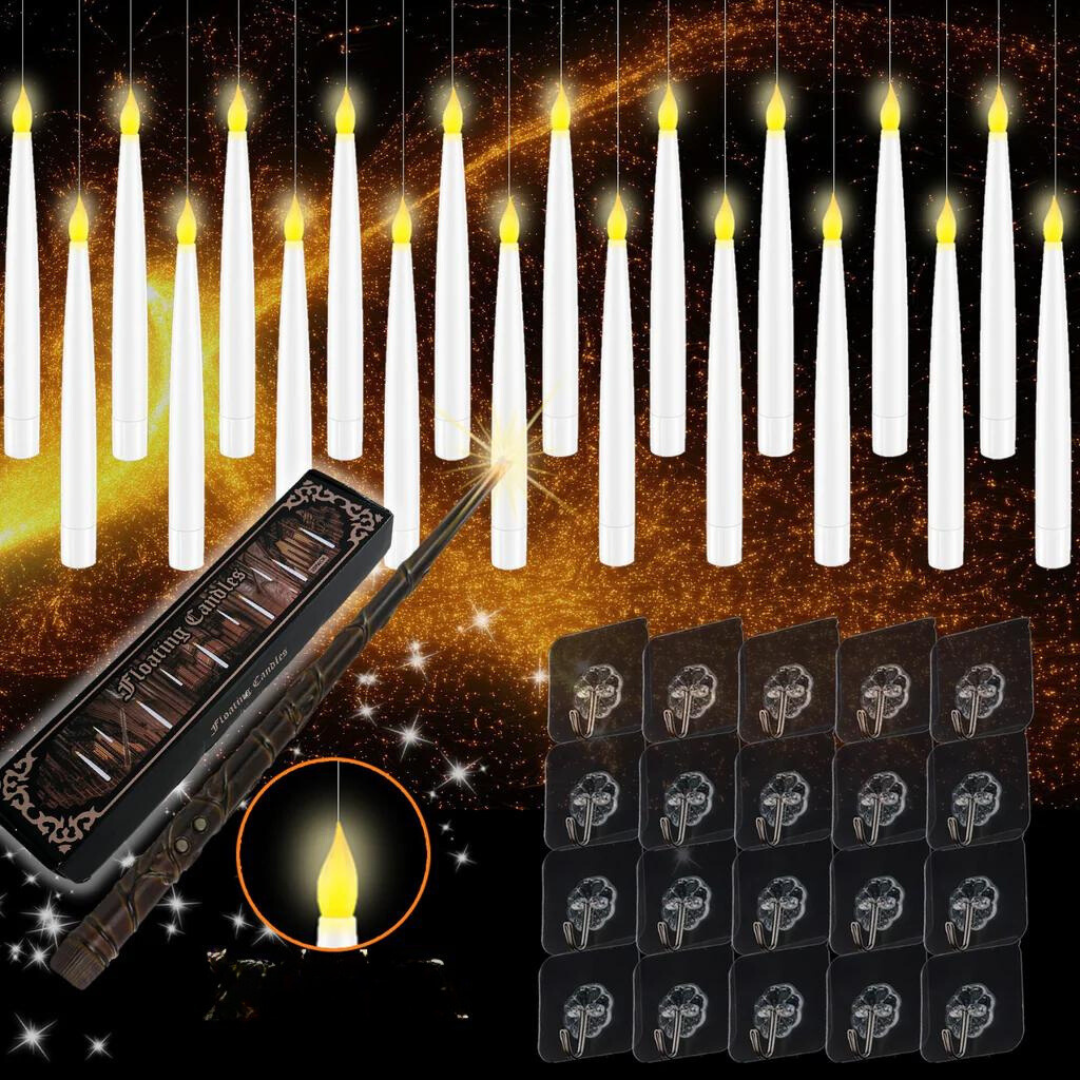Skorter | Floating LED Candles - MagicGlow - Inspired by Harry Potter - Create a Magical Atmosphere