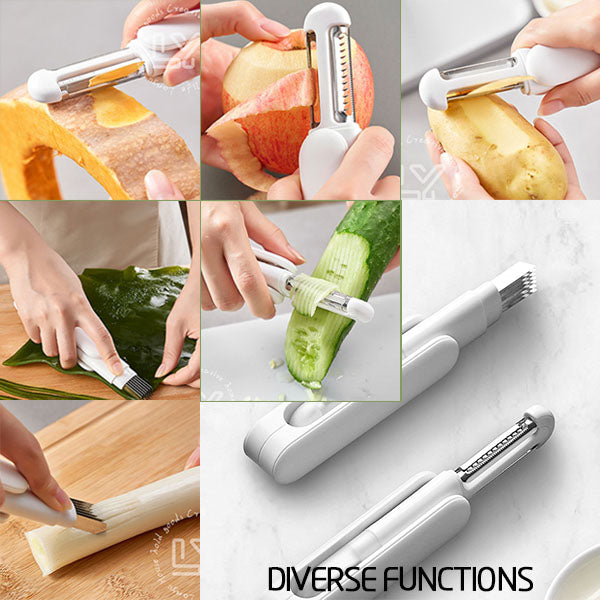 Skorter | 3 in 1 Multifunctional Rotary Paring Knife