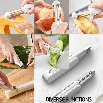 Skorter | 3 in 1 Multifunctional Rotary Paring Knife