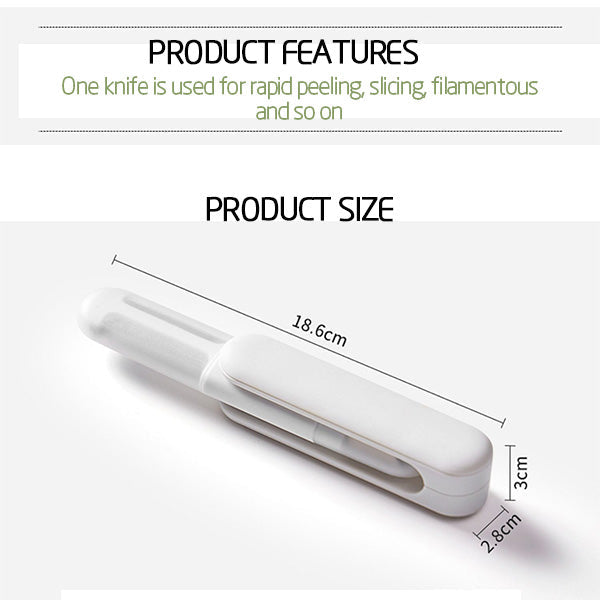 Skorter | 3 in 1 Multifunctional Rotary Paring Knife