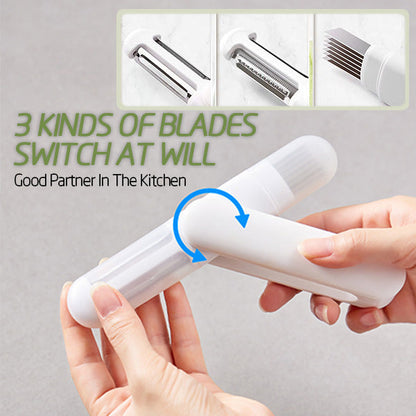 Skorter | 3 in 1 Multifunctional Rotary Paring Knife