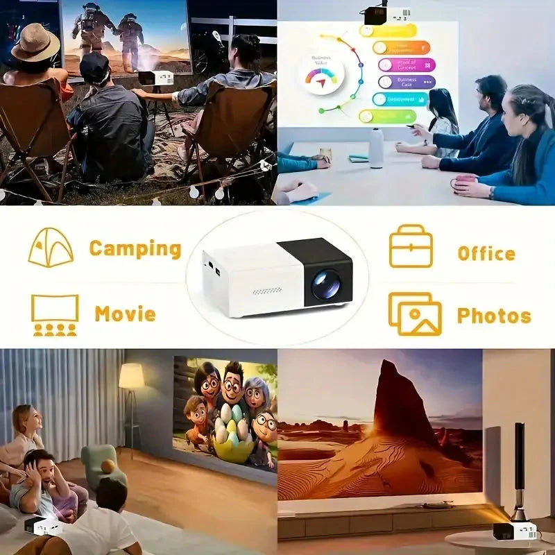 Skorter | 3000+ Lumen VividView Mini HD Projector