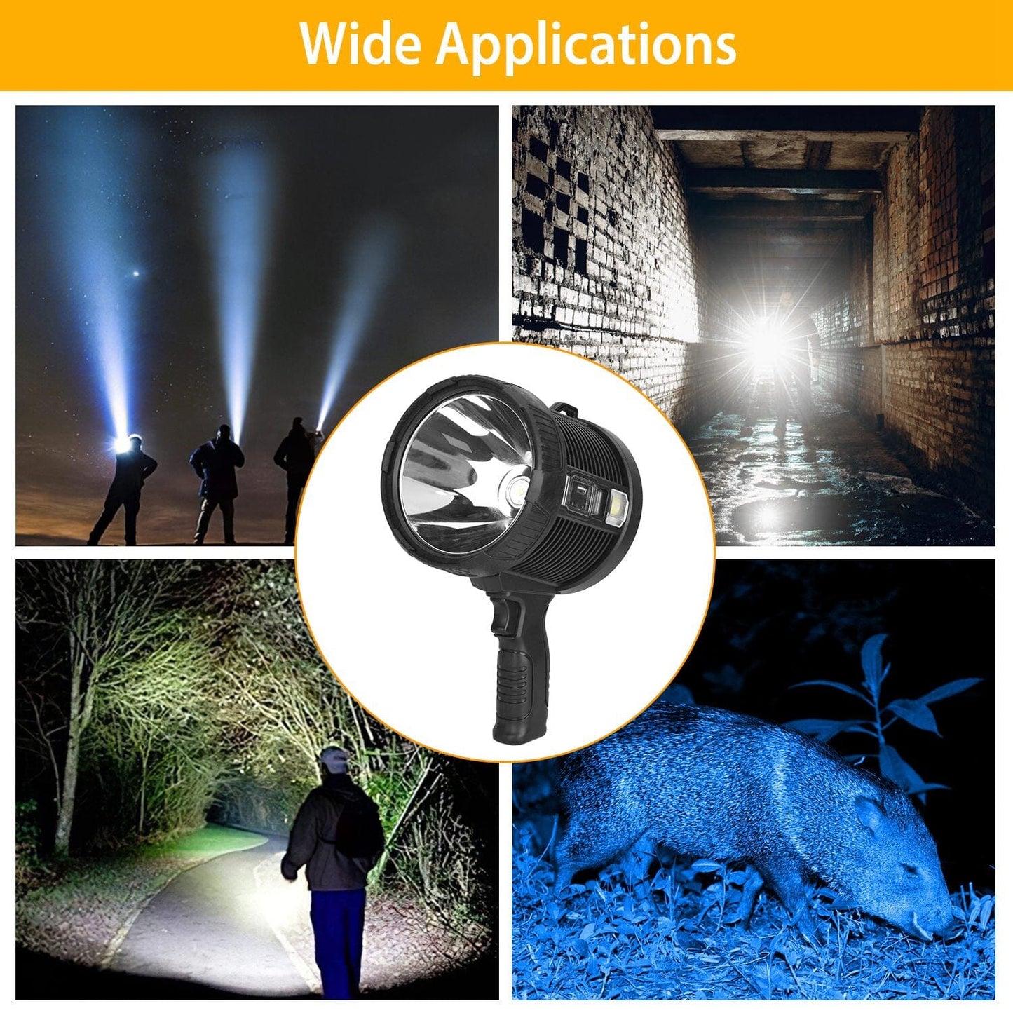Skorter | 3000LM Rechargeable LED Flashlight
