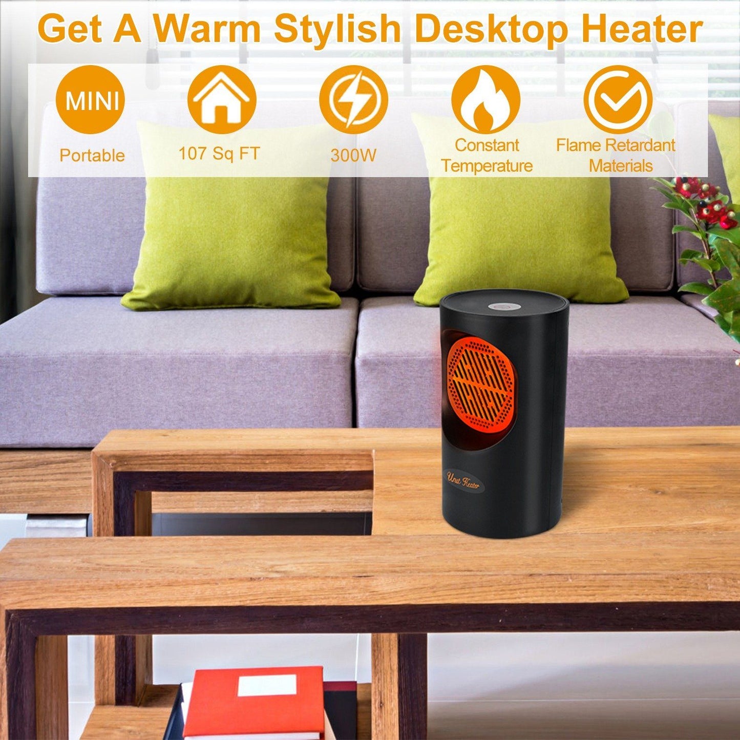 Skorter | 300W Portable Electric Mini Heater