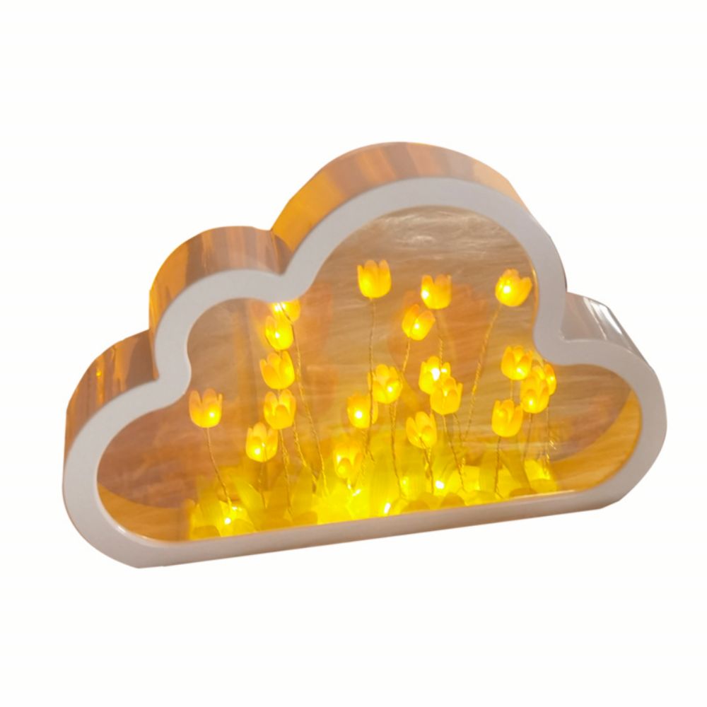 Skorter | Cloud Tulip Mirror Night Light
