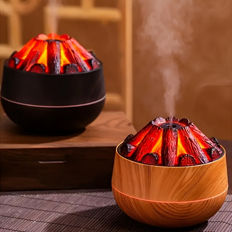 Skorter | Fire Diffuser - Mini simulated charcoal fire air humidifier with realistic flame effect