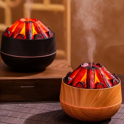 Skorter | Fire Diffuser - Mini simulated charcoal fire air humidifier with realistic flame effect