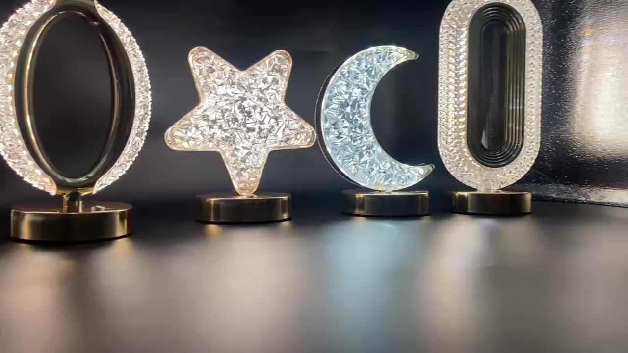 Skorter | SterLamp - Dimmable Crystal Table Lamp with Touch Control