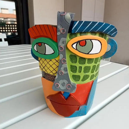 Skorter | Abstract Face Flower Pot