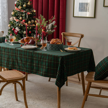 Skorter | Christmas Party Traditional Scottish Check Pattern Tablecloth