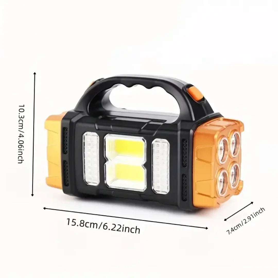 Skorter | 3-in-1 emergency flashlight with USB charging and carrying handle