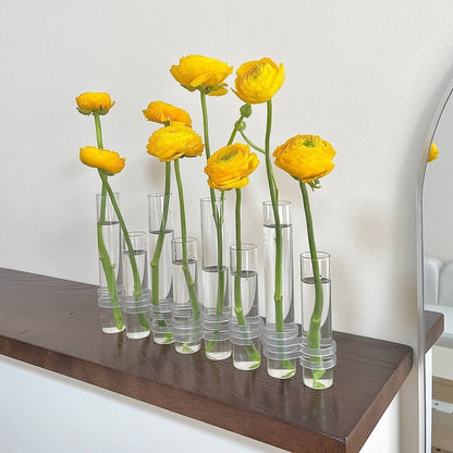 Skorter | Flexible Flower Vases with Hinges | Modern Glass Tube Vase