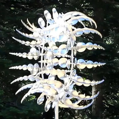 Skorter | a unique kinetic wind turbine made of metal