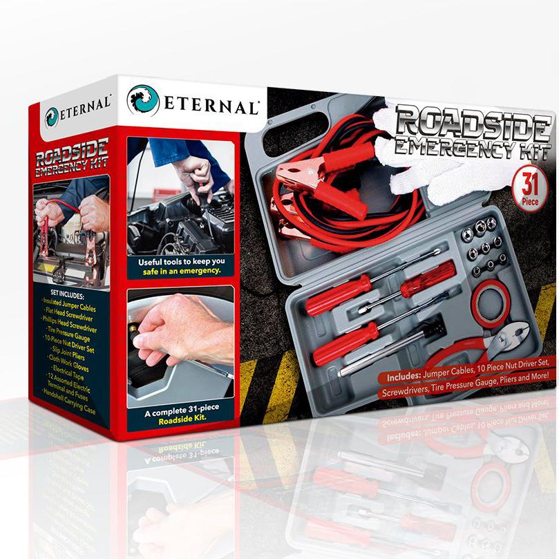 Skorter | 31-pieces: Emergency kit for roadside