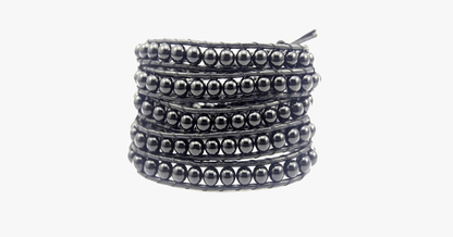 Skorter | Black on black pearl bracelet