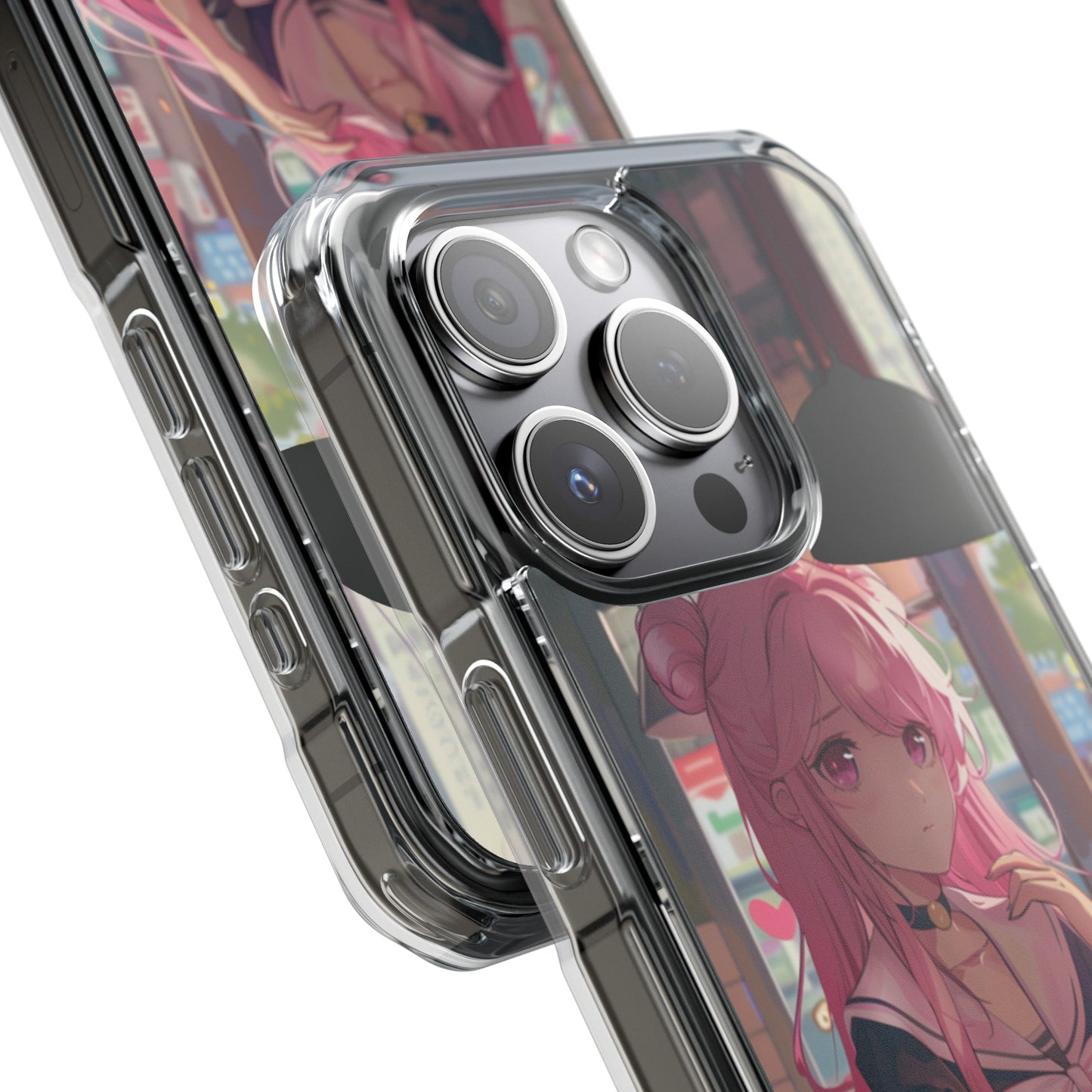 Skorter | Cafe Chilling Anime Girl Magnetic Case for iPhone