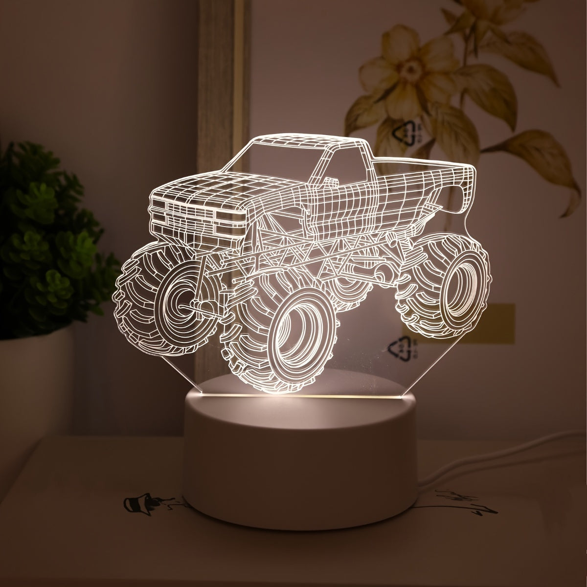Skorter | TruckLight - Modern 3D Monster Truck LED Night Light