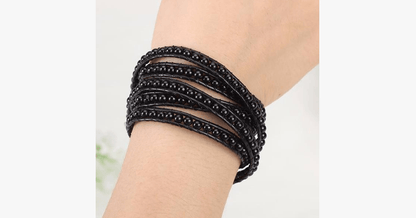 Skorter | Black on black pearl bracelet