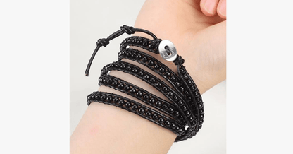 Skorter | Black on black pearl bracelet