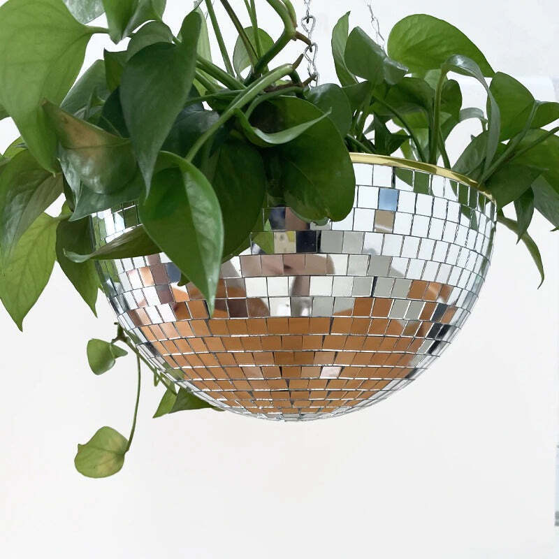 Skorter | Disco Ball Hanging Planter