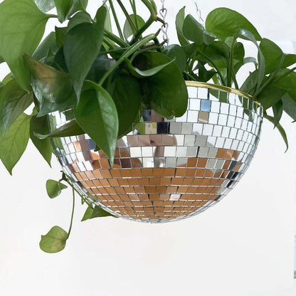 Skorter | Disco Ball Hanging Planter