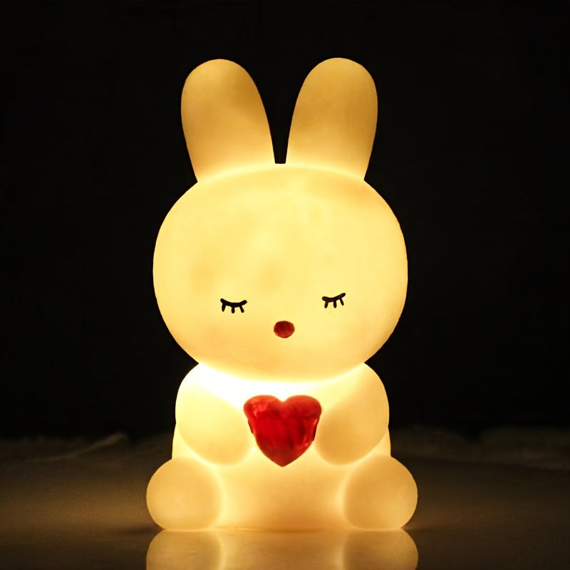 Skorter | BunnyGlow - Cute Bunny Lamp with LED Light for Decoration and Night Lighting