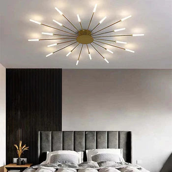 Skorter | Modern Firework-Style Ceiling Light – Decorative LED Lighting for Living Room, Bedroom & Dining
