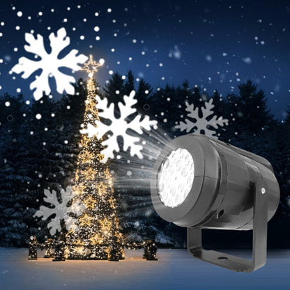 Skorter | LED Christmas Projector Snowflake Light Show – Waterproof Outdoor Lamp with 16 Patterns