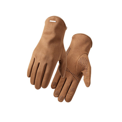 Skorter | Cold-resistant suede gloves