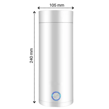 Skorter | Portable Water Boiler 400ml – Compact Travel Kettle with Intelligent Temperature Control & Double Insulation