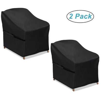 Skørter | 2 Pack Patio Chair Covers, Outdoor Grass Patio Furniture Protection, UV Protected with Waterproof