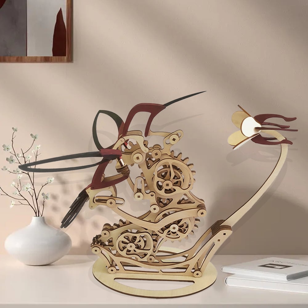 Skorter | 3d Wooden Mechanical Hummingbird