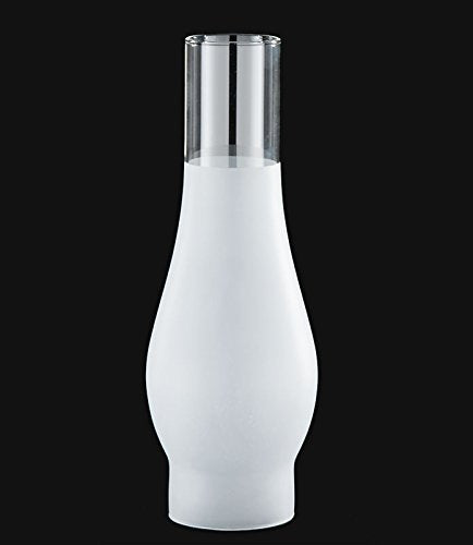 Skorter | B&P Lamp® 2 5/8&quot; X 10&quot; Frosted Glass Lamp Chimney For Vintage & Antique Lamps