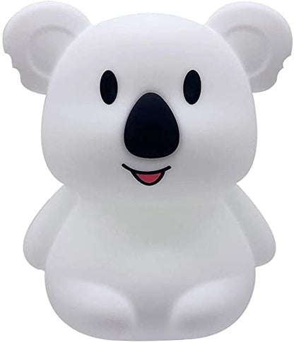 Skorter | Tianhaixing Koala Night Light - Rechargeable Led Silicone Lamp, 9 Colors, Touch & Remote Control
