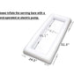 Skørter | 2 Pack: Inflatable Cold Food and Drink Serving Plate with Drain Plug