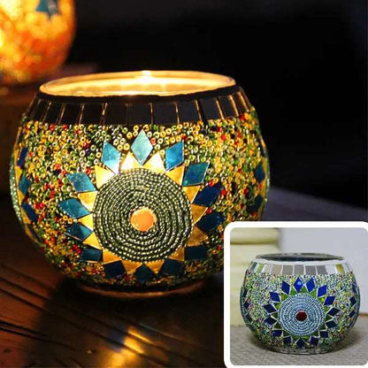 Candle Holder- Decorative Glass