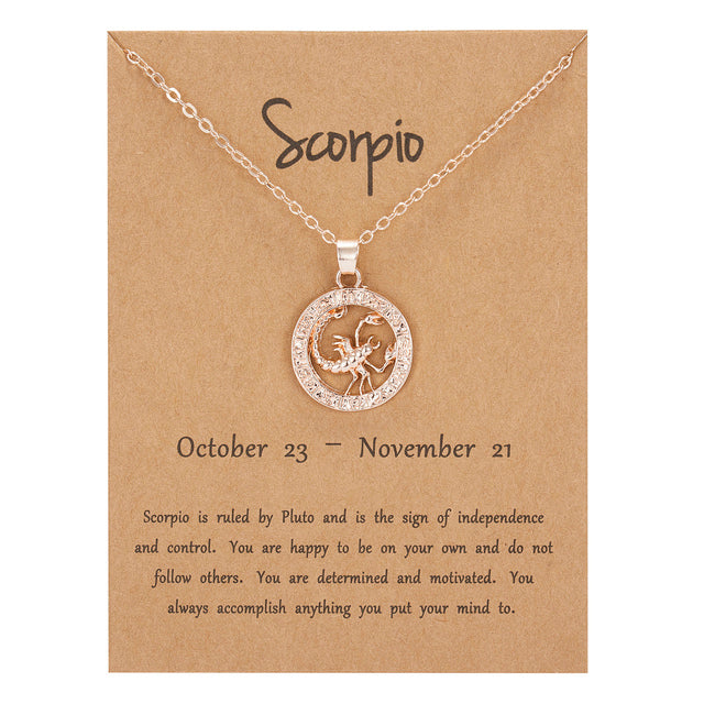 Skorter | Constellation Rose Gold Animal Necklace