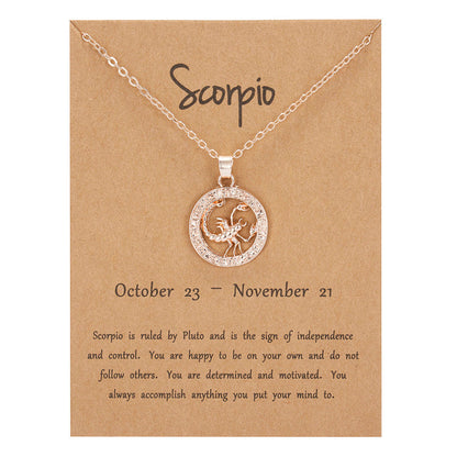 Skorter | Constellation Rose Gold Animal Necklace