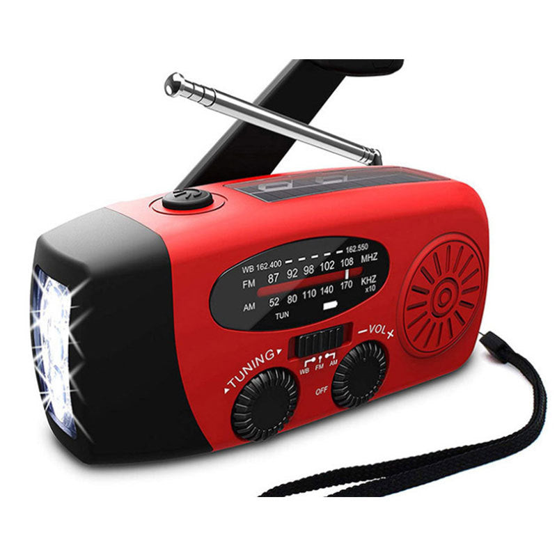 Skorter | Solar hand crank USB charger radio flashlight